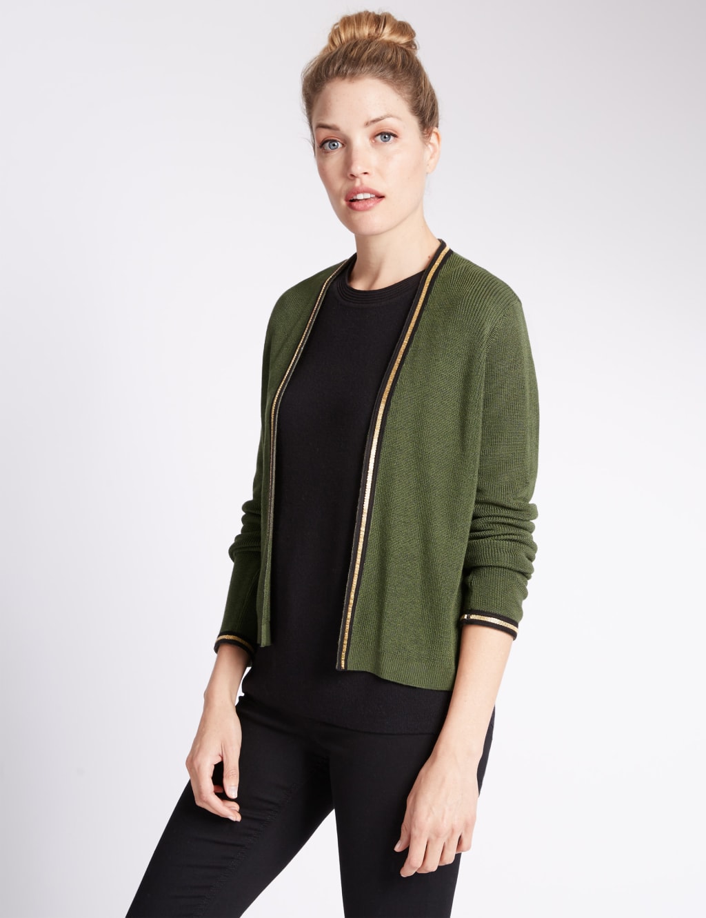 Chain Detail Cardigan Per Una M S