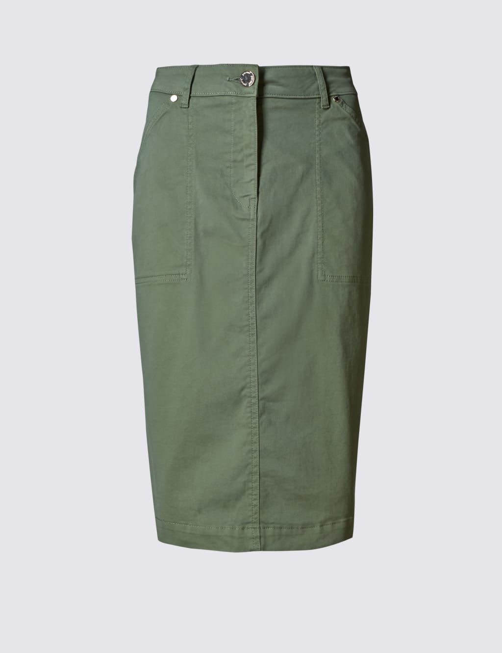 Utility skirt knee length cheap