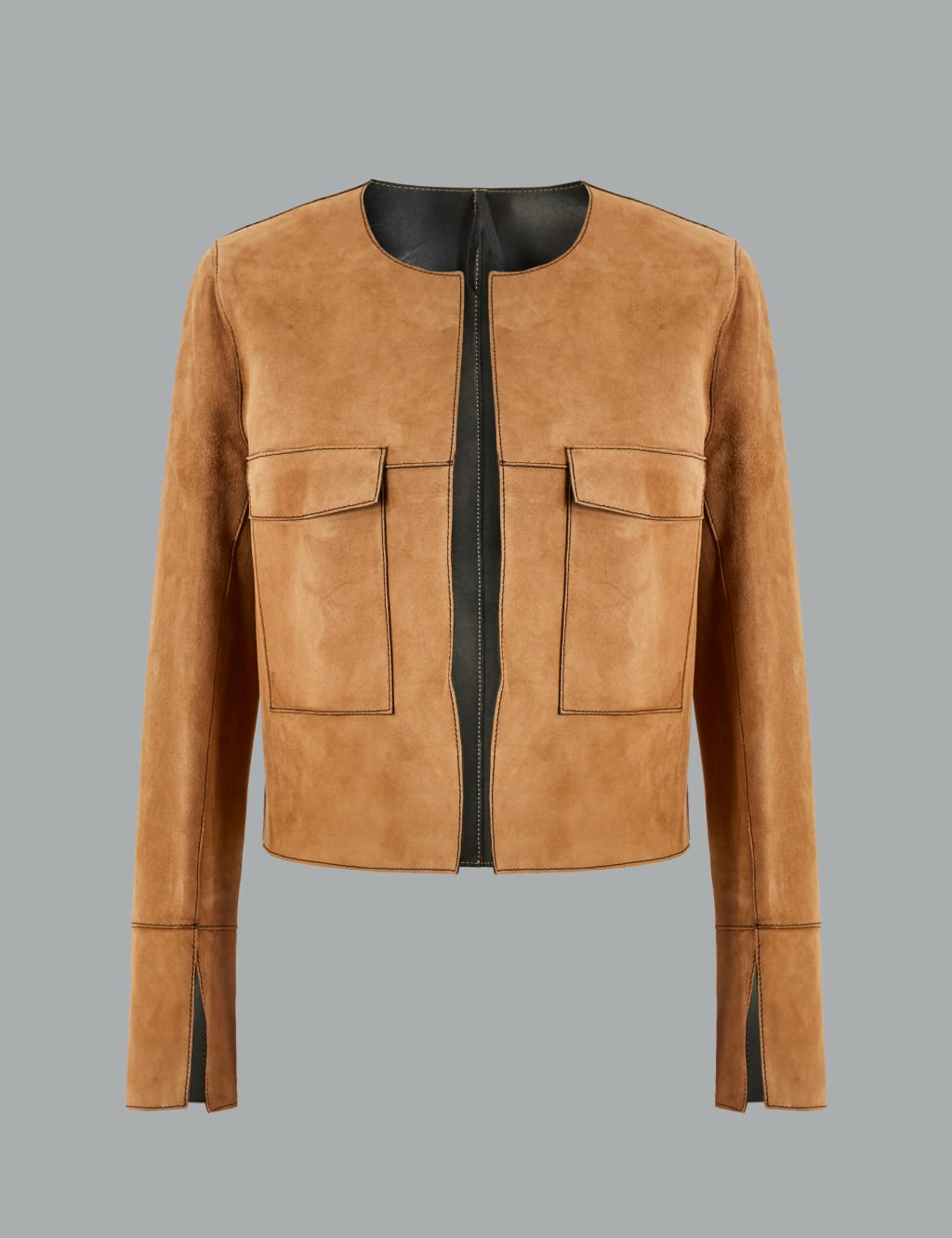 Marks and spencer curve leather jacket outlet