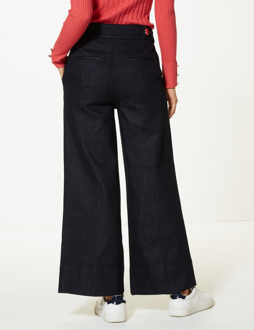 Roma Rise Wide Leg Jeans 3 of 5
