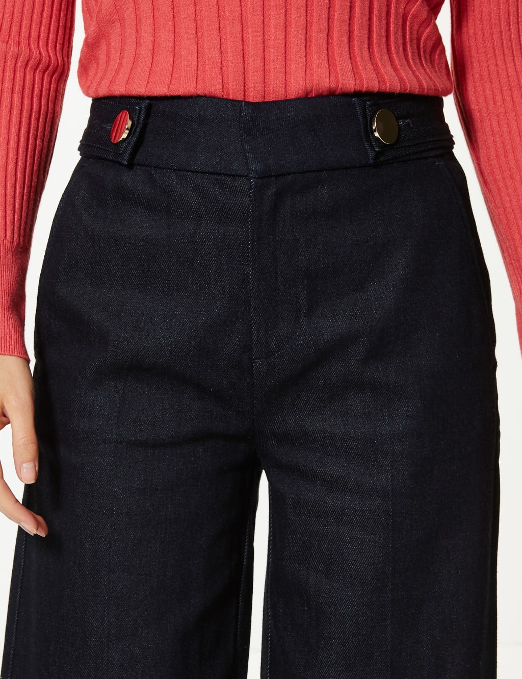 Roma Rise Wide Leg Jeans 4 of 5