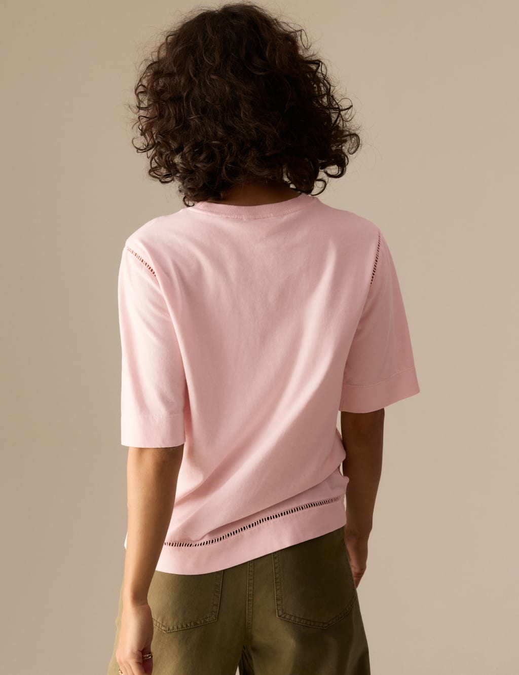Pure Cotton Embroidered T-Shirt 6 of 6