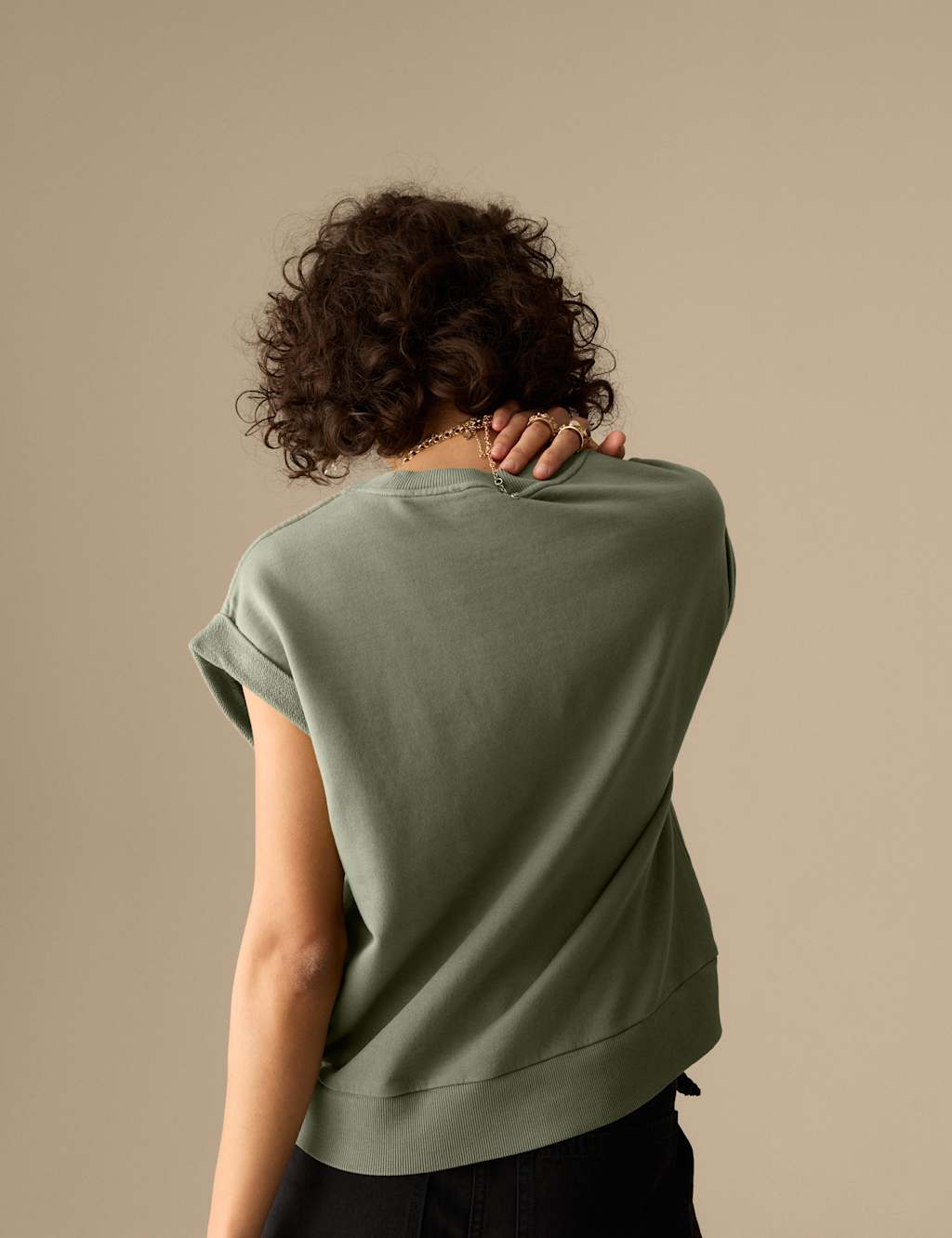 Pure Cotton Sleeveless Sweatshirt 5 of 5