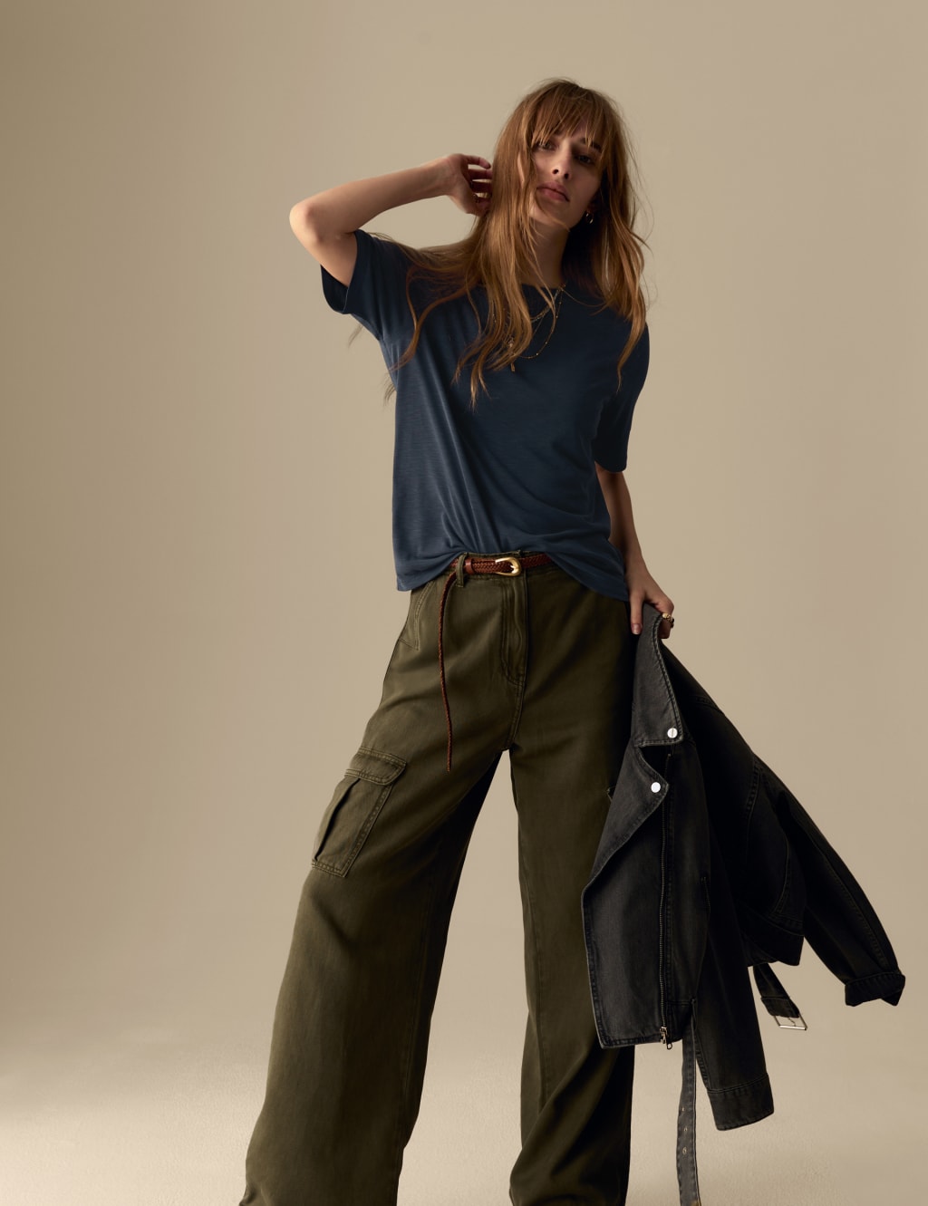 Modal Rich Oversized T-Shirt 3 of 5
