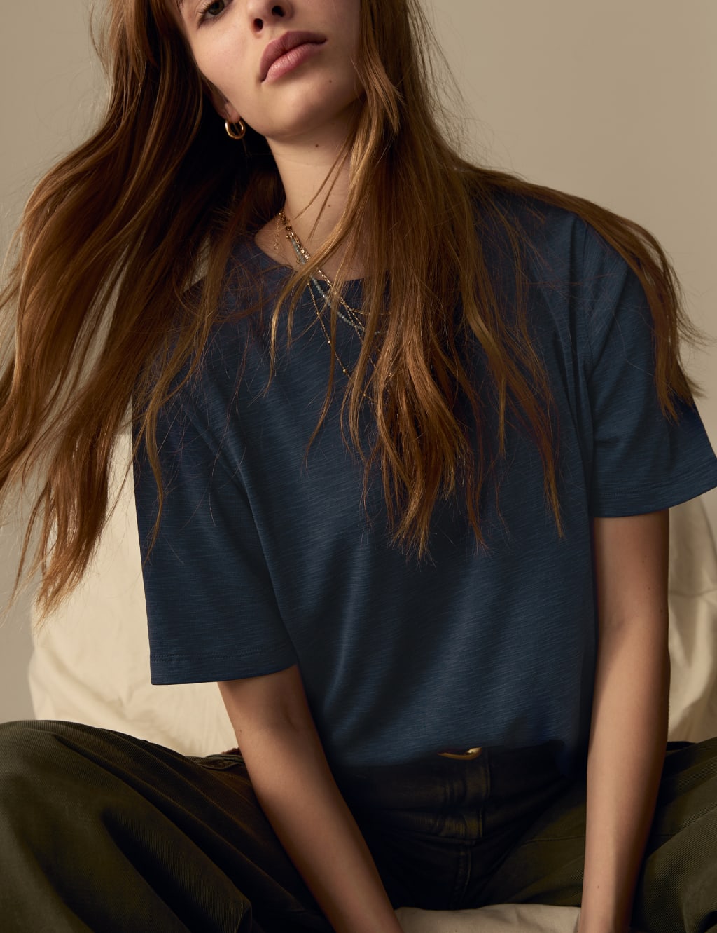Modal Rich Oversized T-Shirt 4 of 5