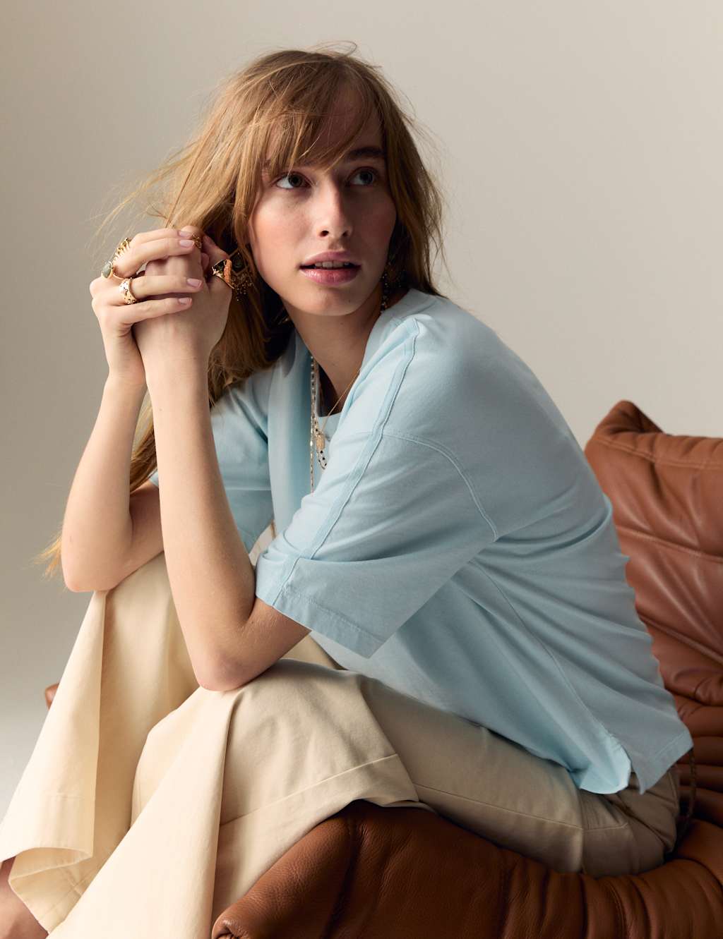 Pure Cotton Short Sleeve Boxy T-Shirt 4 of 4