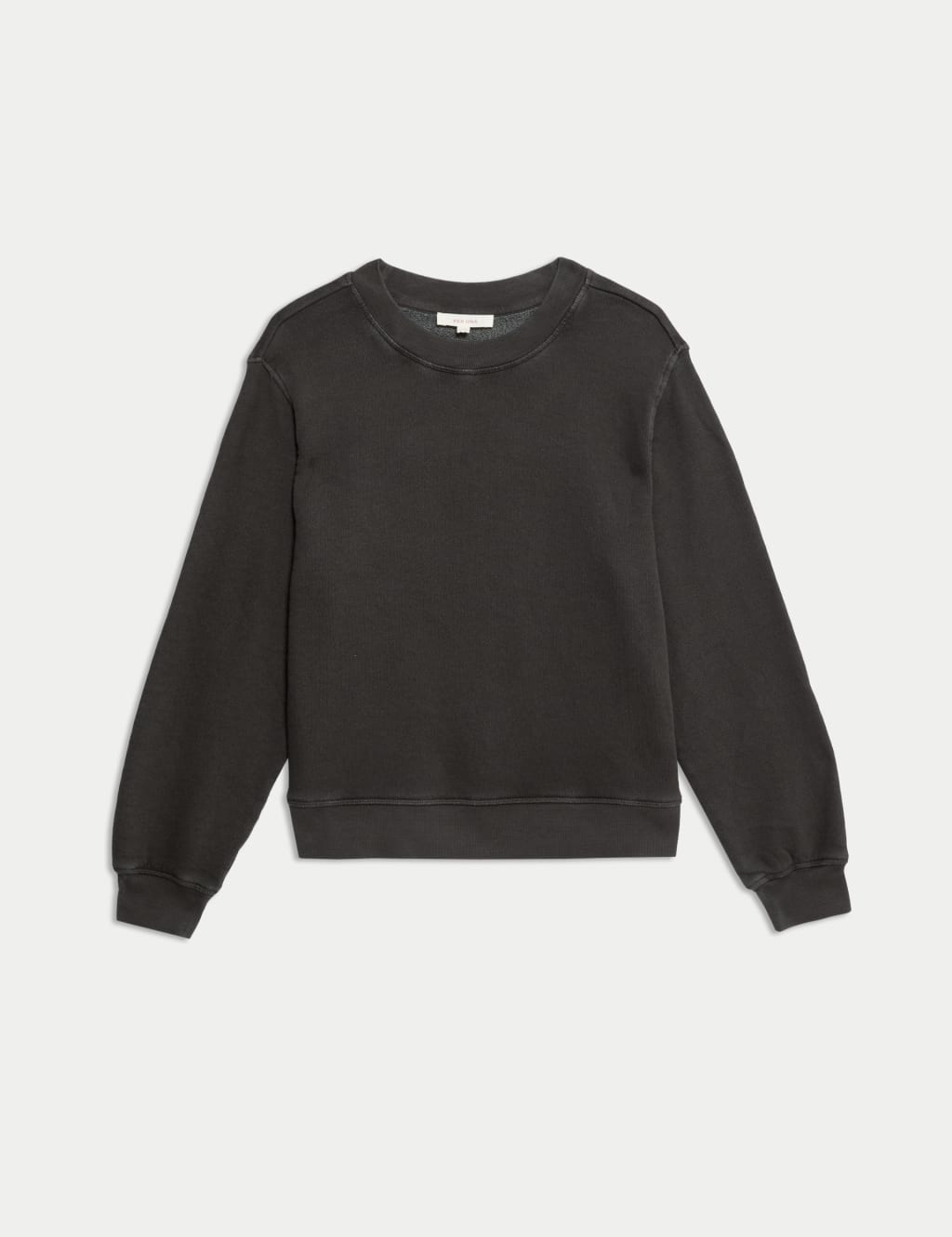 Pure Cotton Sweatshirt Per Una M S