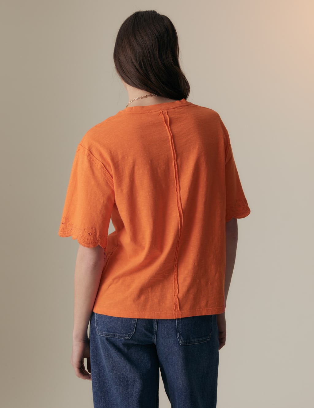 Pure Cotton Broderie T-Shirt 5 of 5