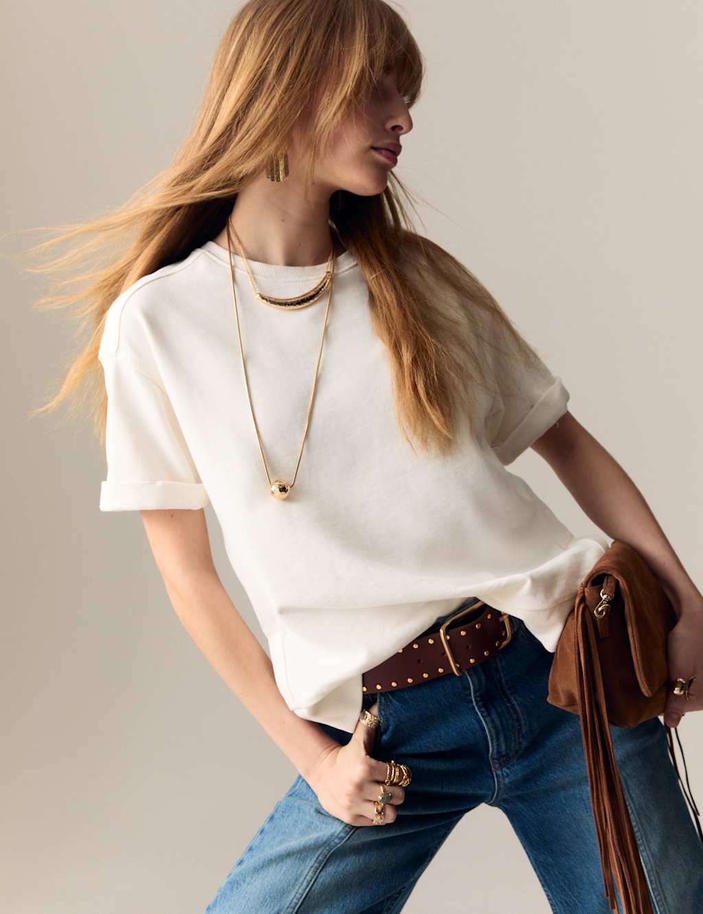 Pure Cotton Short Sleeve Sweatshirt 4 of 5