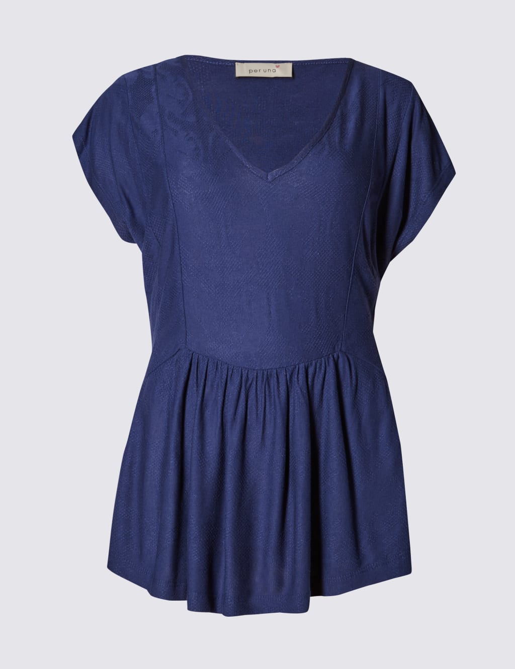 Peplum Textured Top 2 of 3