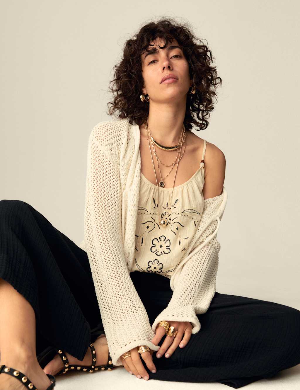 Pure Cotton Embroidered Cami 6 of 6