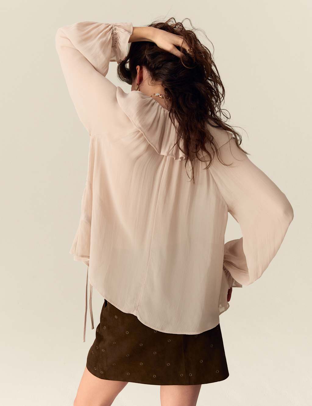 Tie Neck Blouse 4 of 6