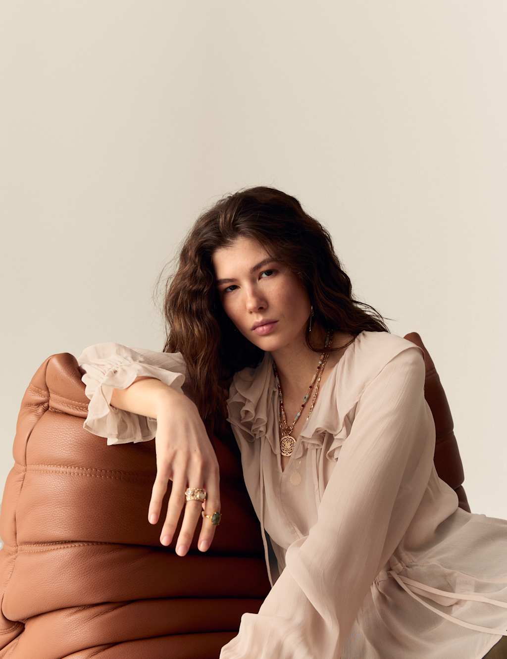 Tie Neck Blouse 5 of 6