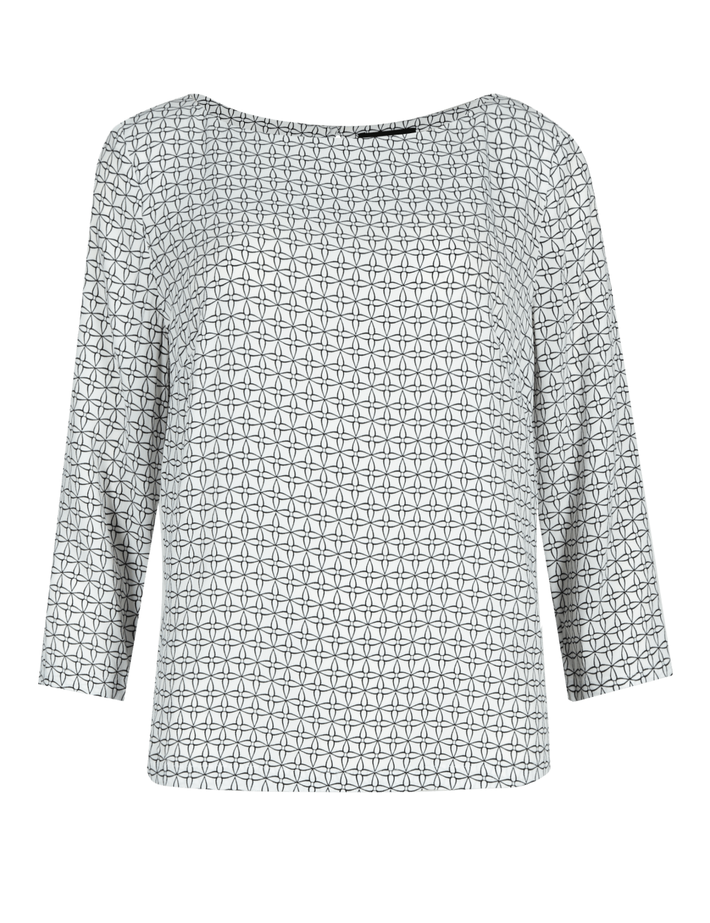 Mono Geometric Print Blouse 2 of 4