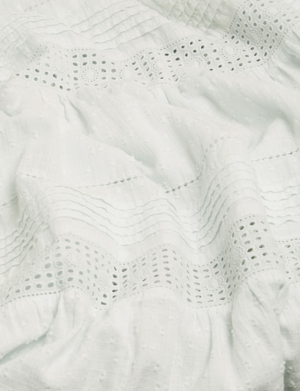 Pure Cotton Embroidered Tiered Dress 8 of 8