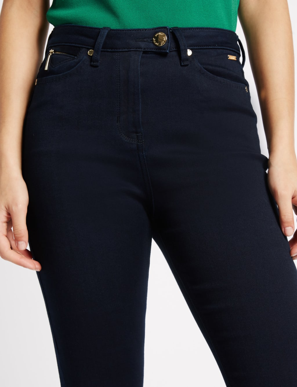 Denim Pedal Pusher Shorts 5 of 5