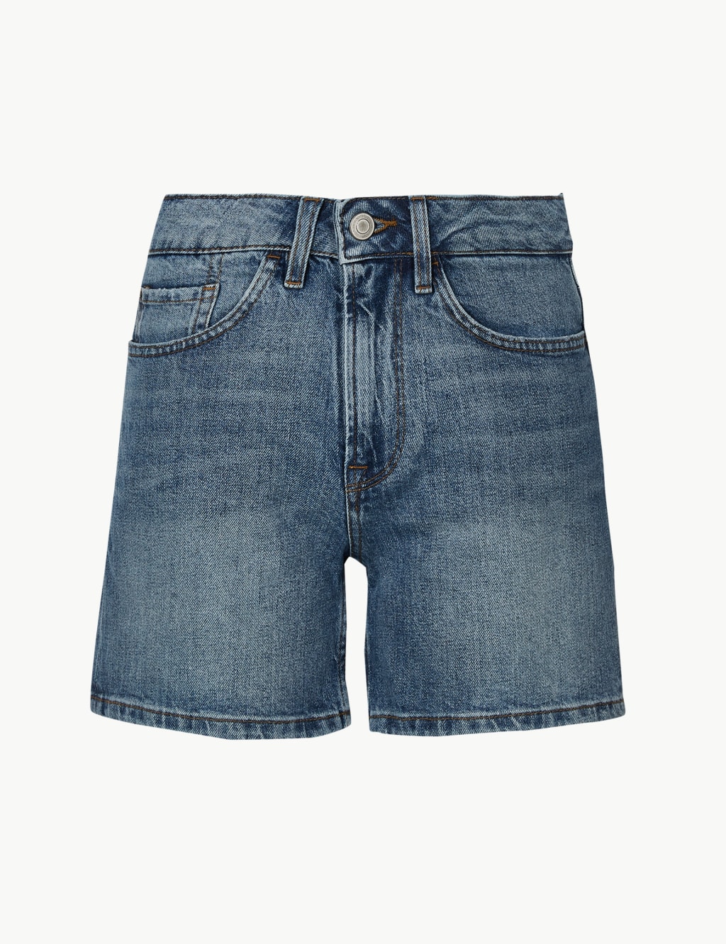 High Waist Denim Shorts 2 of 5