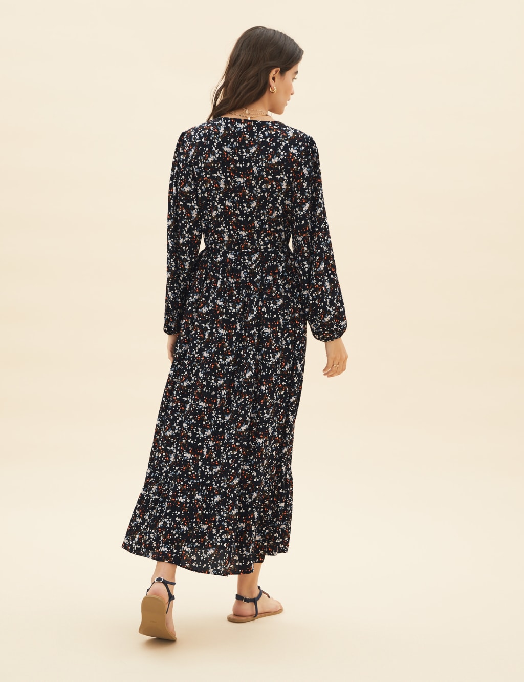Ditsy Floral Maxi Tiered Dress 5 of 5