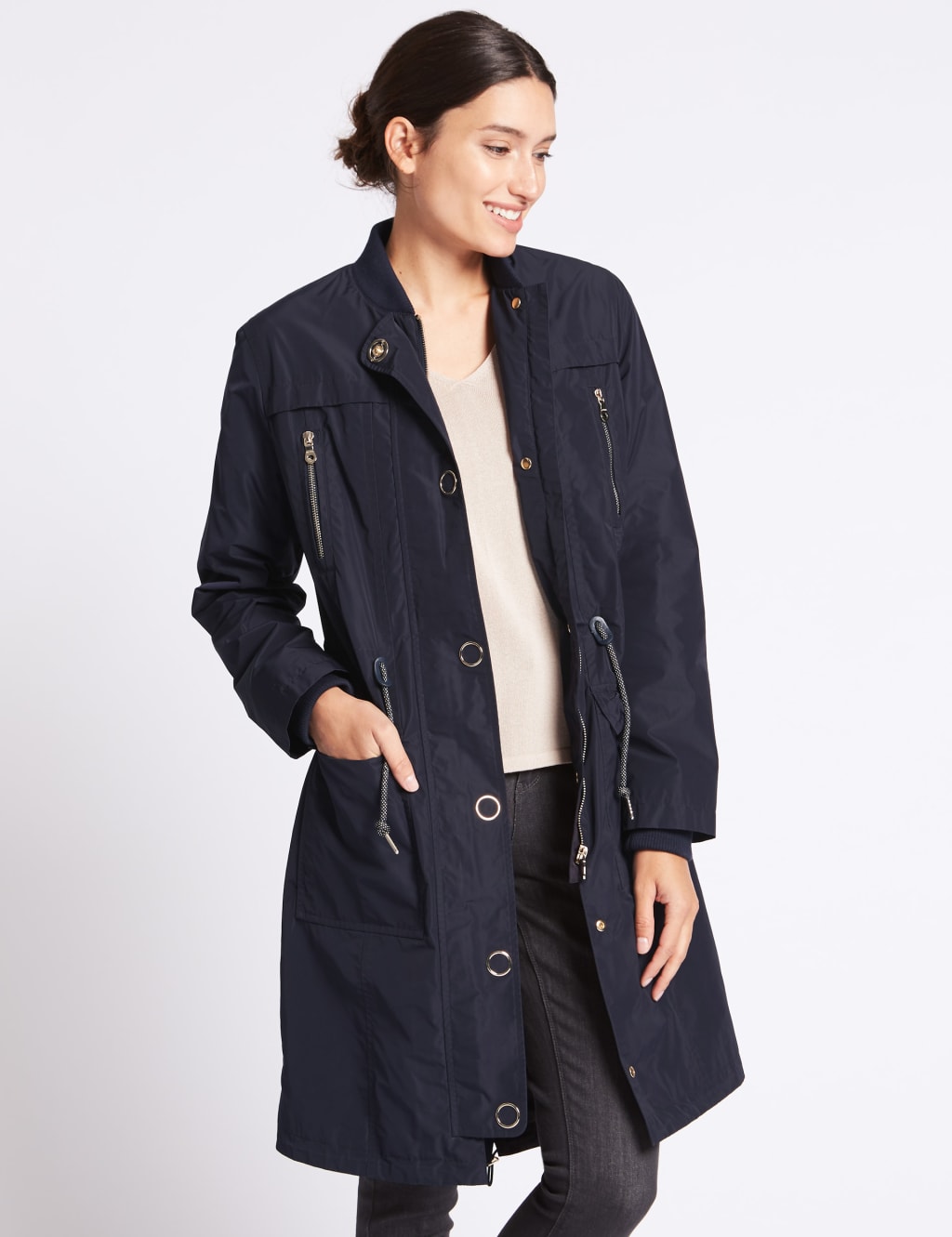 Drawstring Waist Parka with Stormwear™ 1 of 4