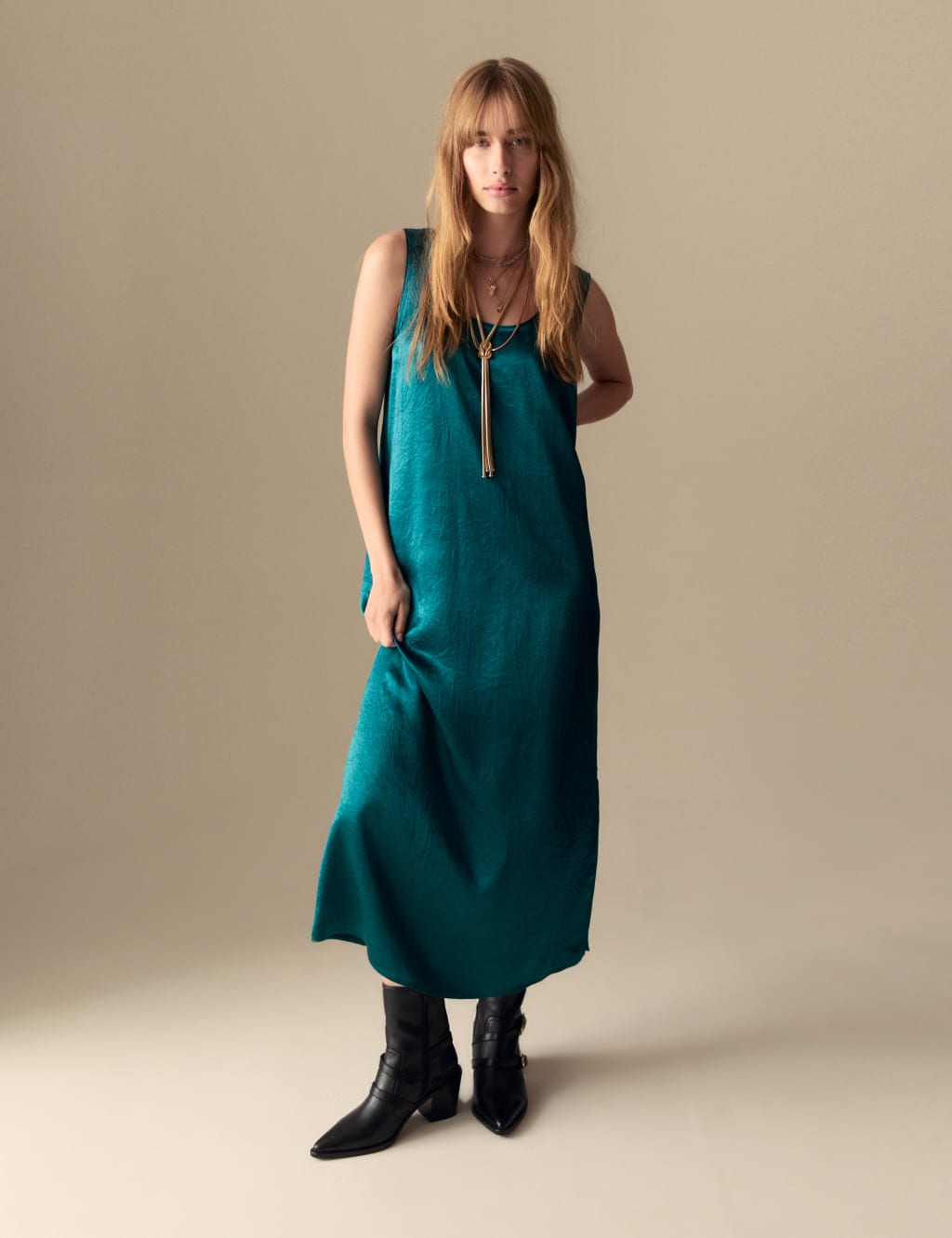 Cabin love silk slip dress new arrivals
