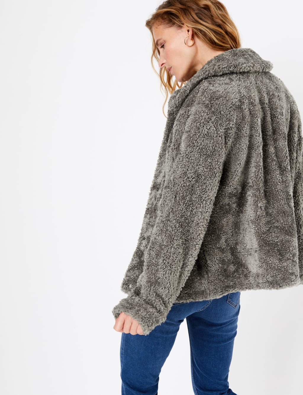 Teddy Cropped Coat 5 of 5