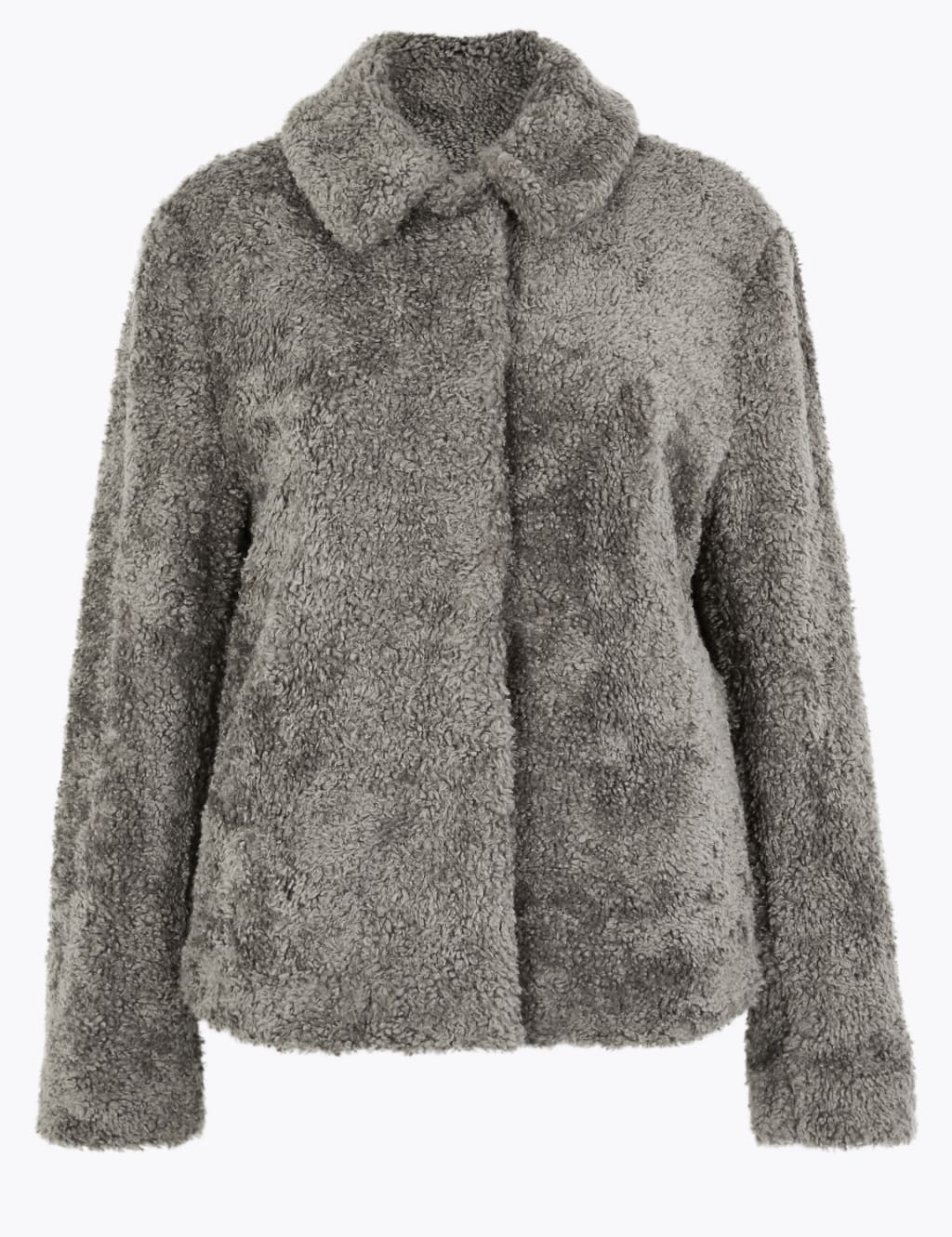 Teddy Cropped Coat 2 of 5