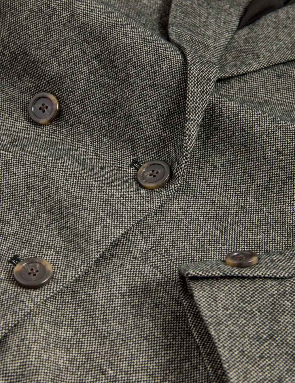 Tweed double breasted blazer 2025