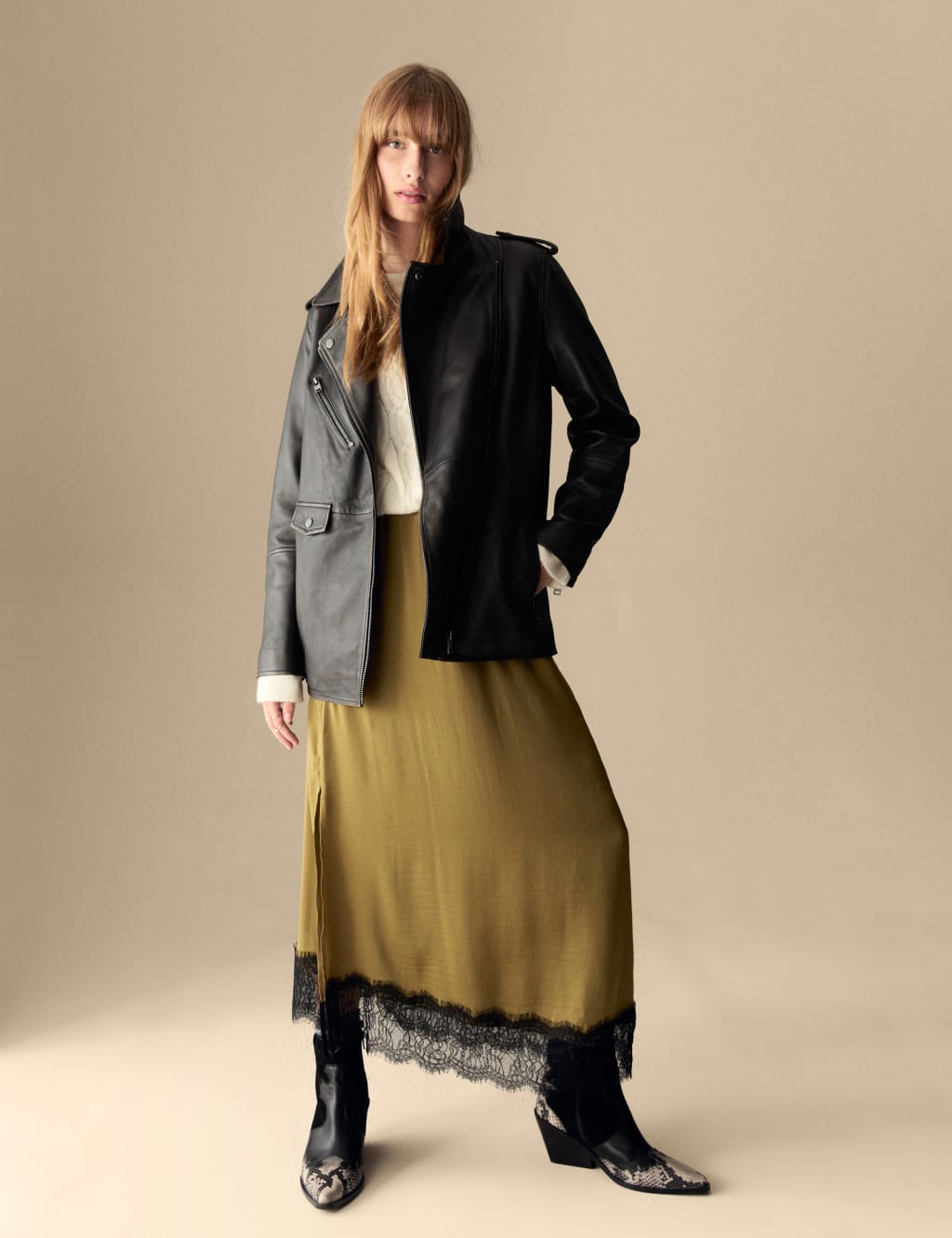 Per una leather jacket online