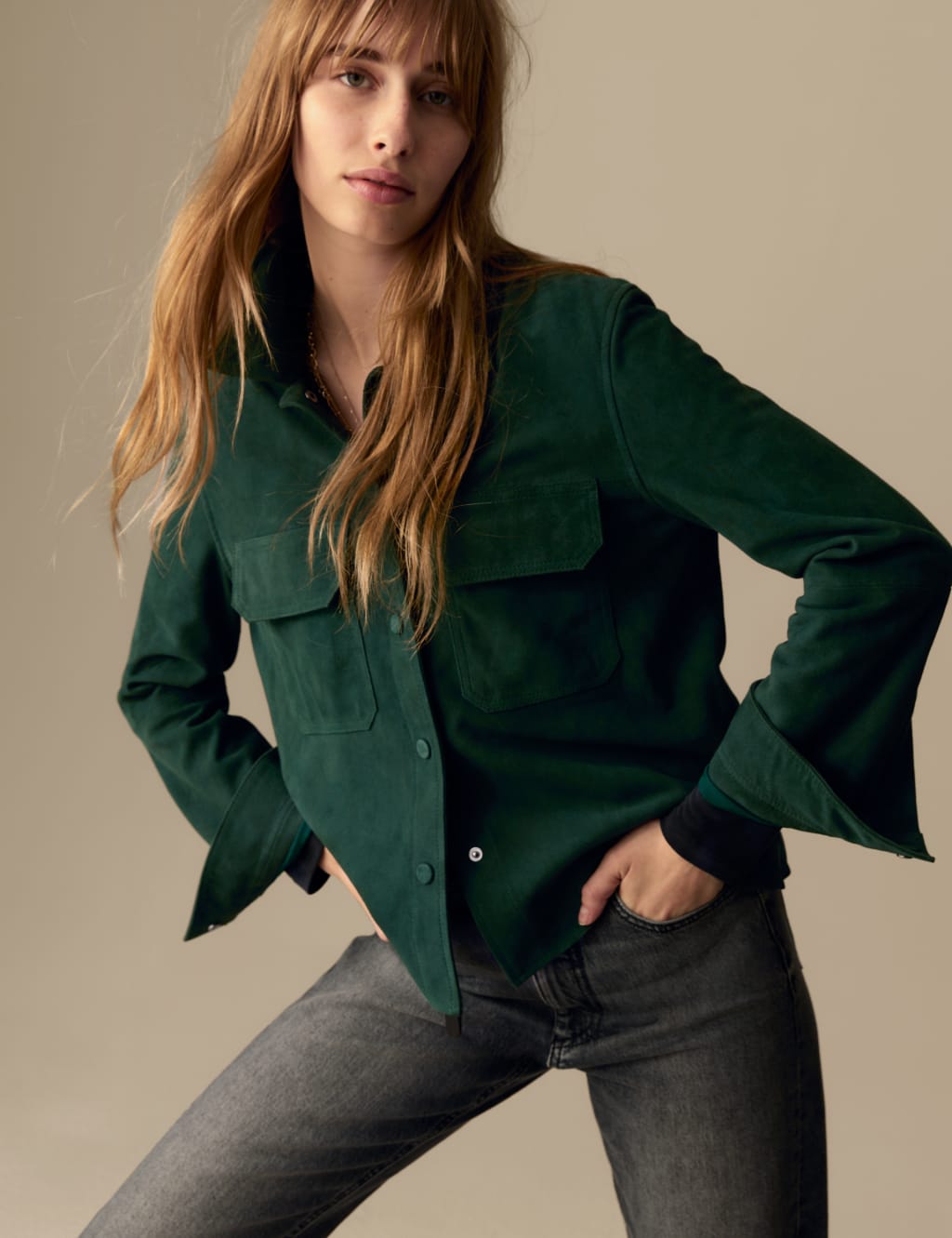 Suede Shacket