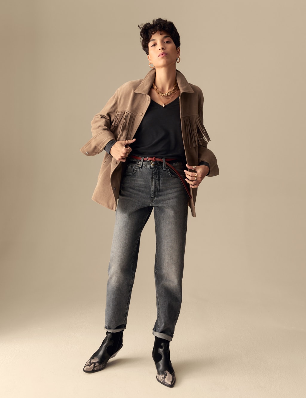 Suede Fringe Jacket 4 of 7