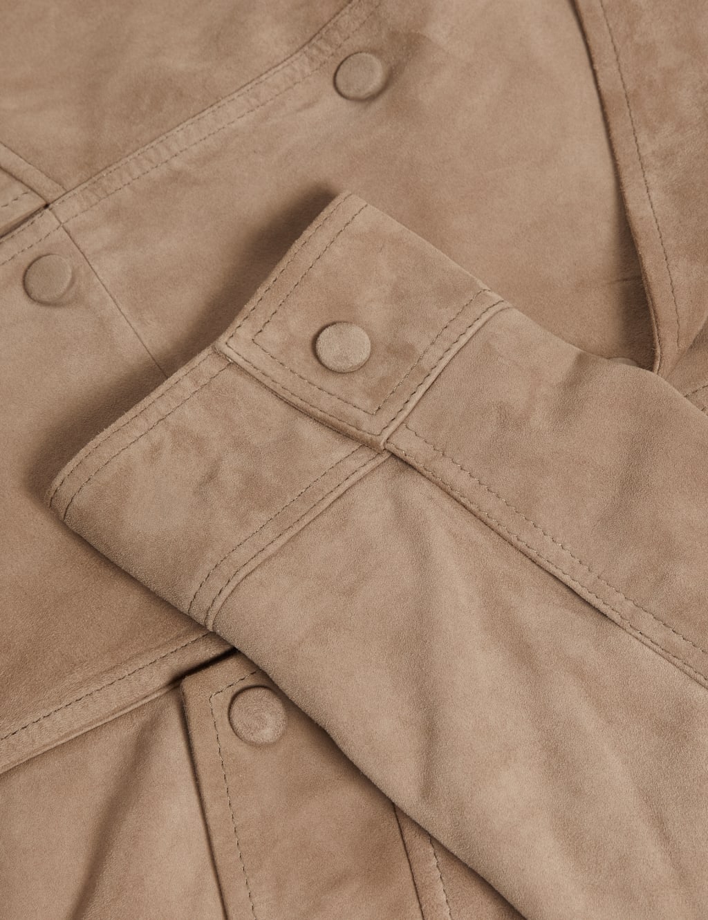 Suede Collared Biker Jacket 7 of 7