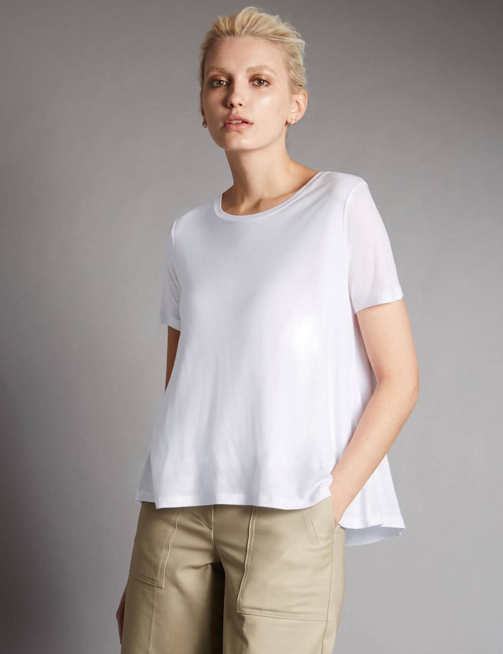 Double Layer Short Sleeve T-Shirt 1 of 3