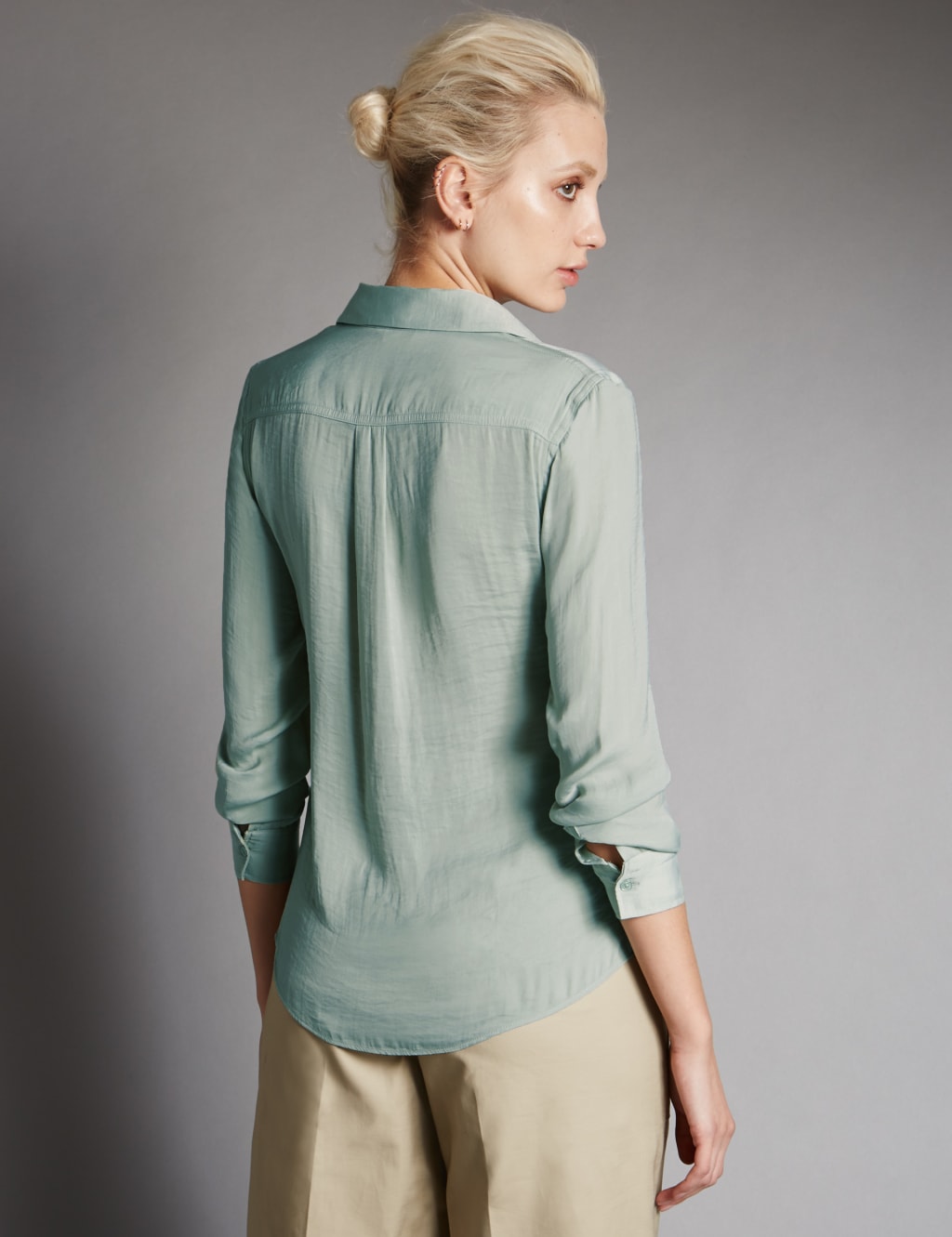 Washed Crinkle Effect Blouse 3 of 4
