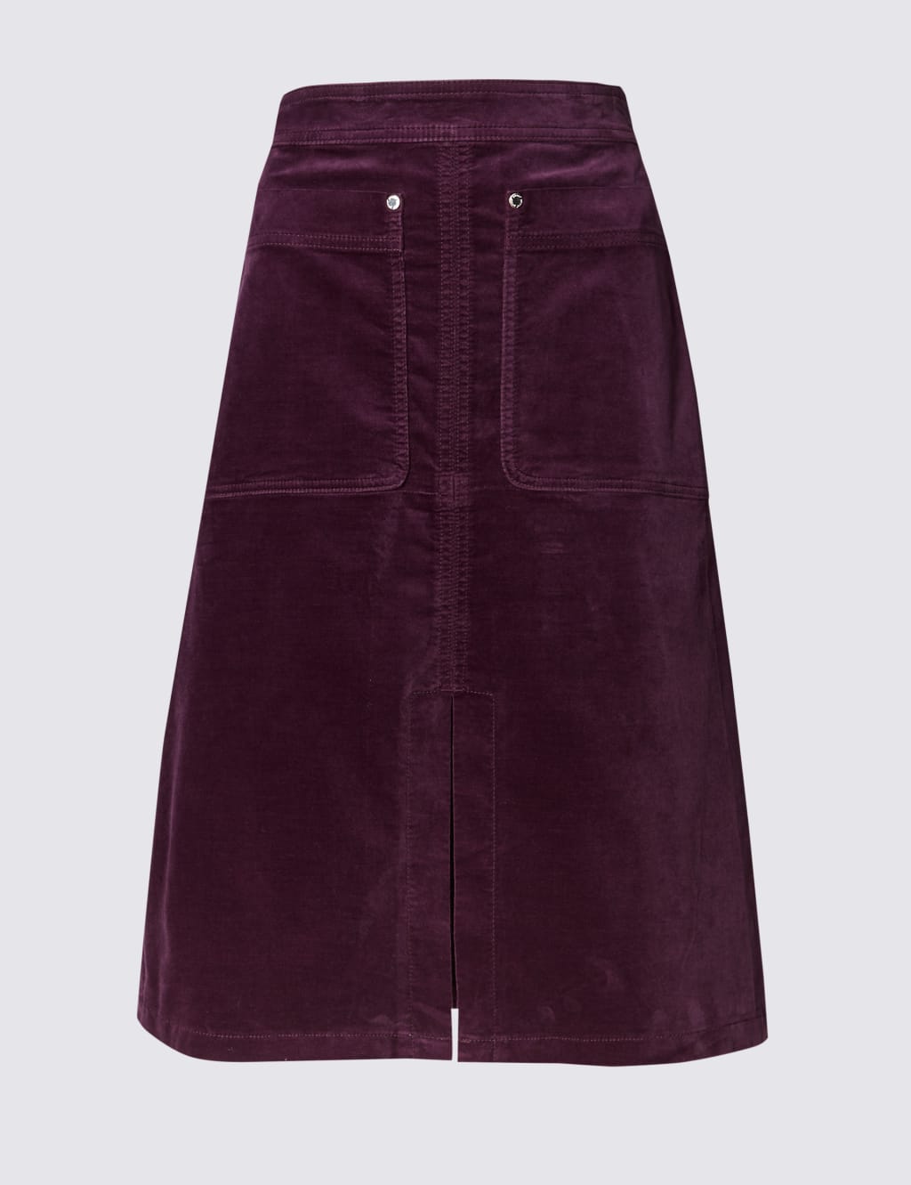 Cotton Rich A-Line Skirt 2 of 3
