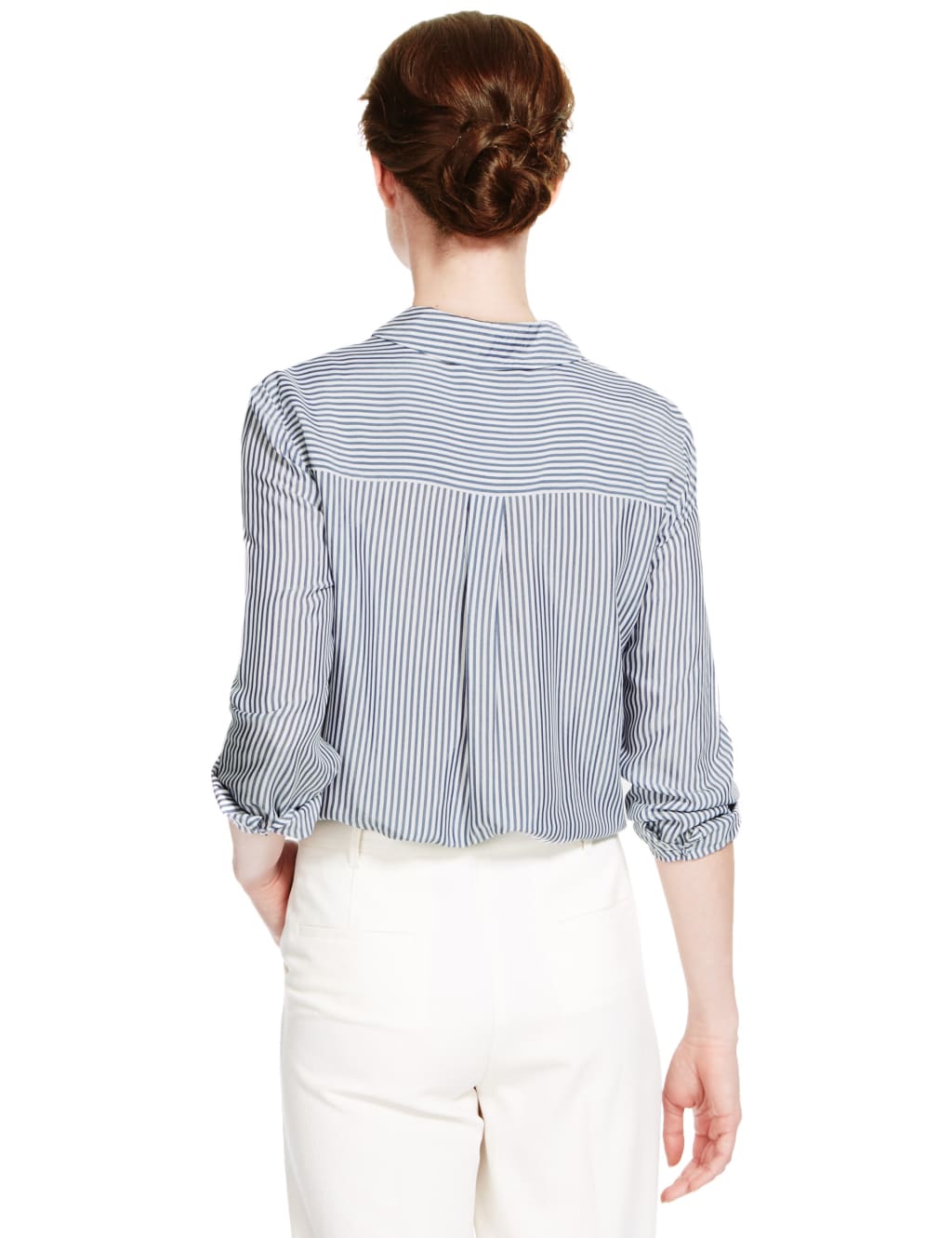 Long Sleeve Striped Blouse 4 of 4