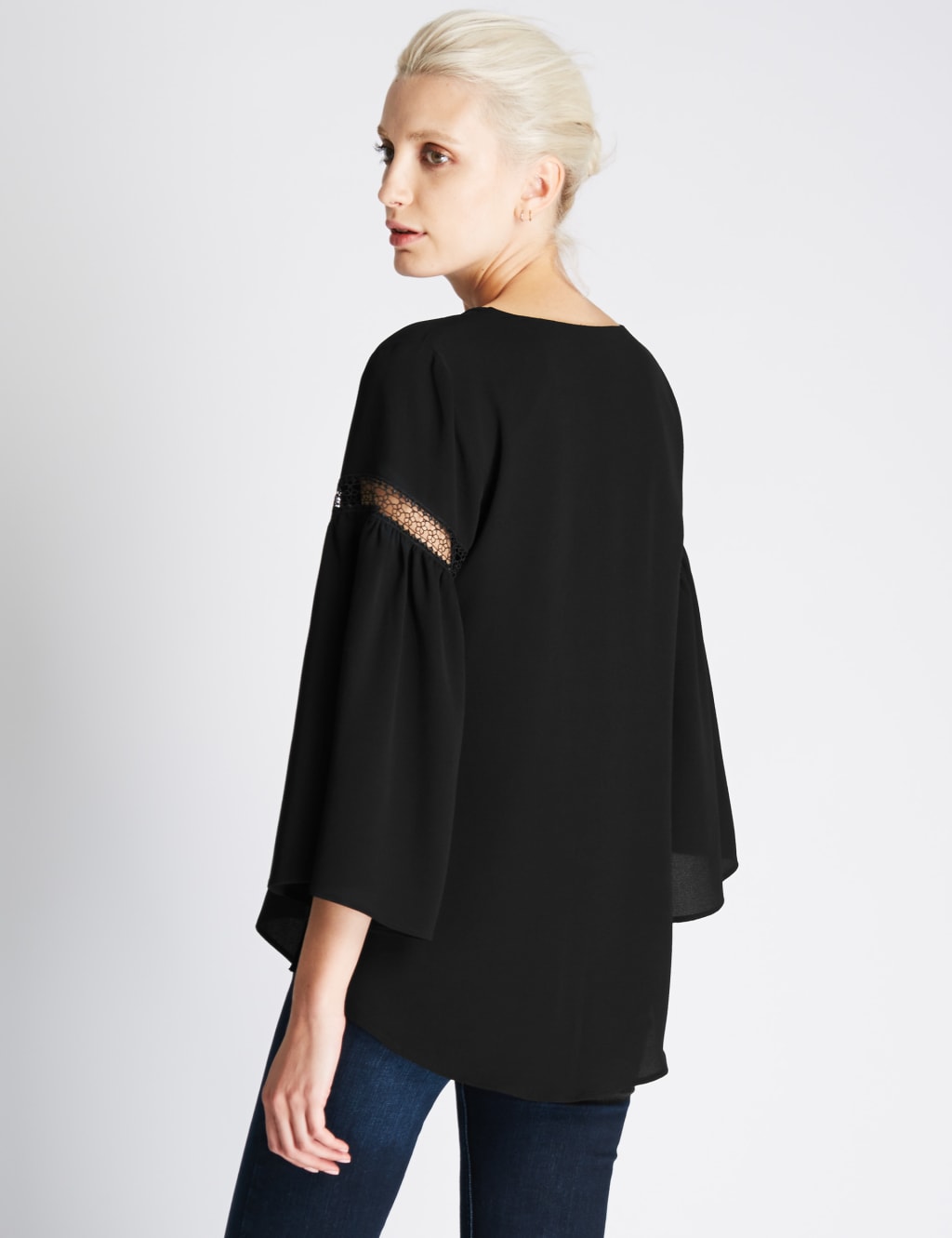 Tie Neck Boho Blouse 4 of 4