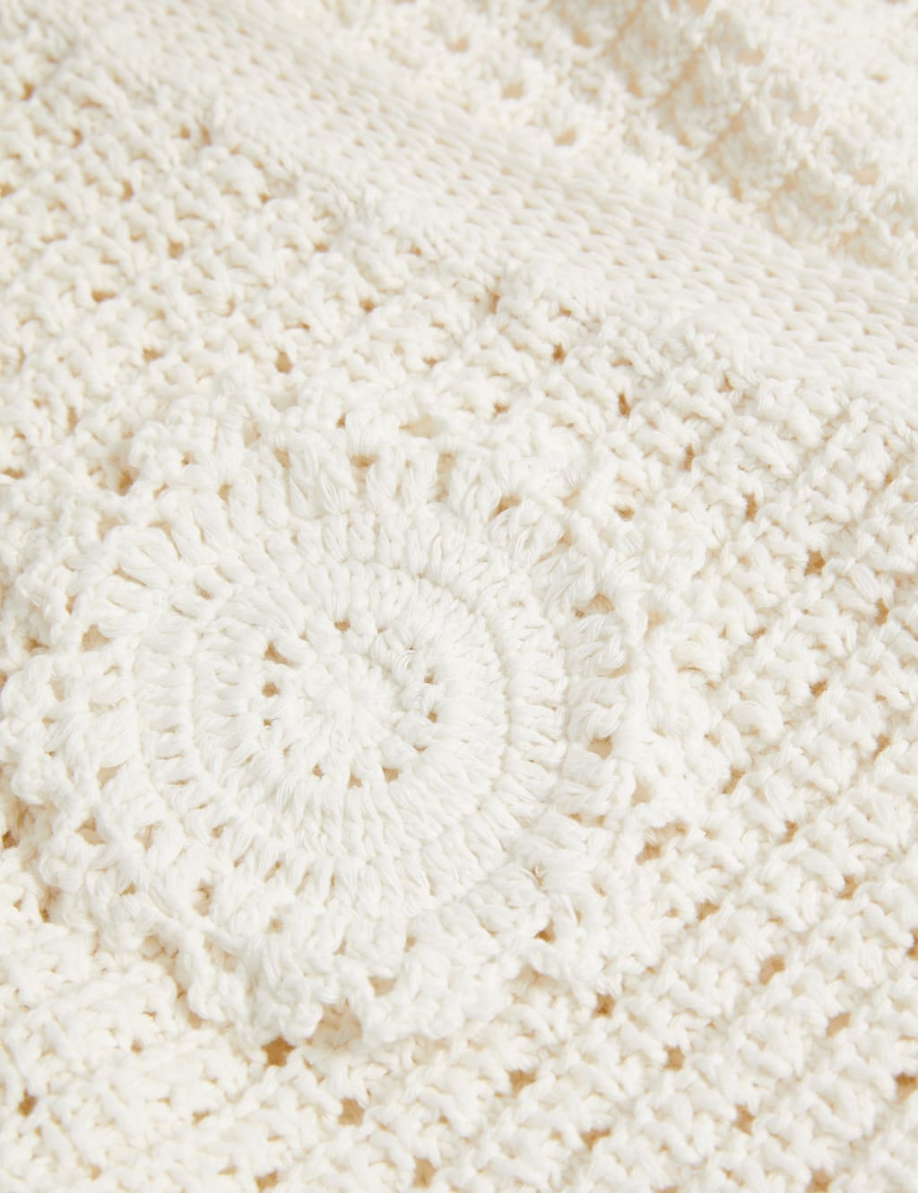 Cotton Blend Knitted V-Neck Cardigan 7 of 7