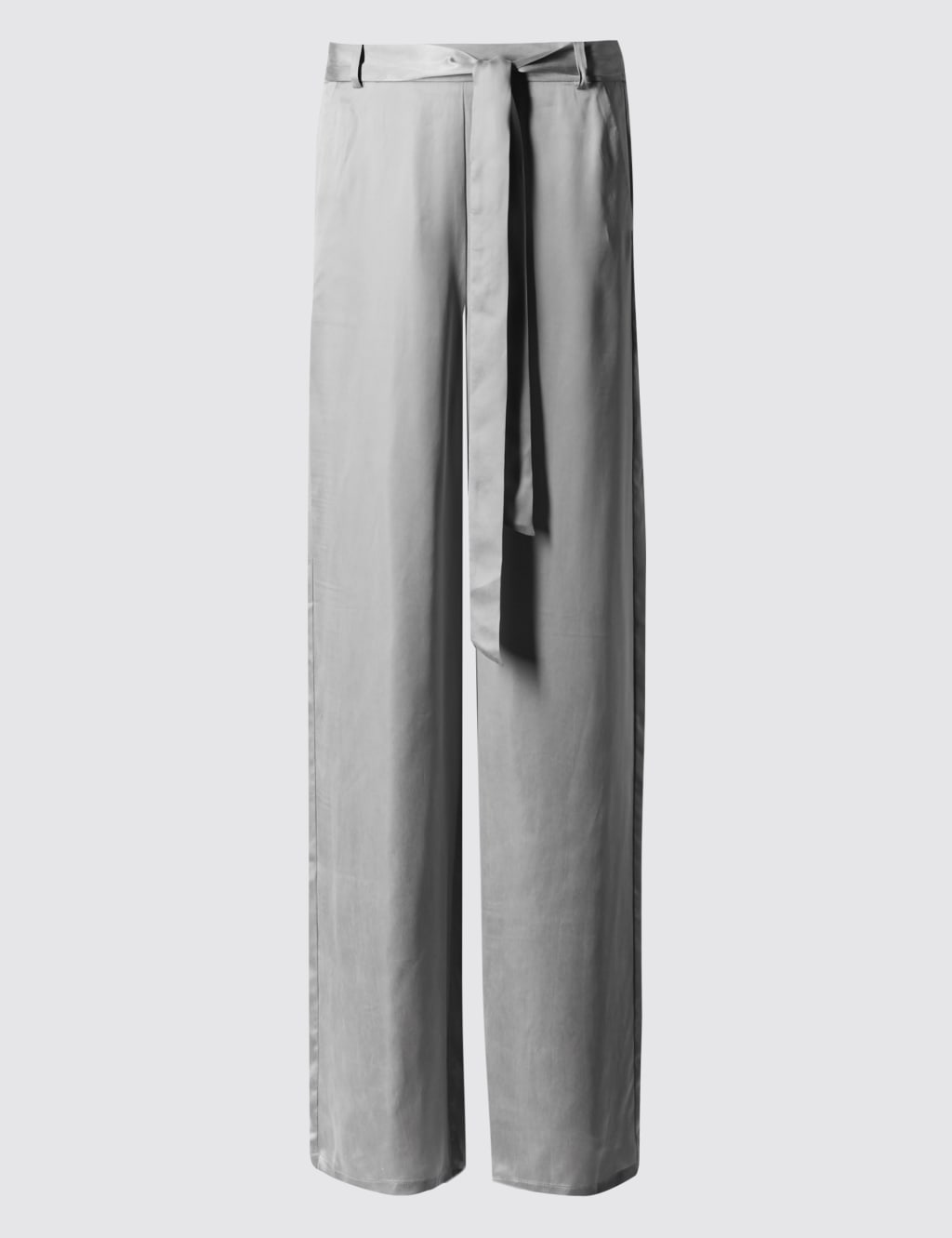 Satin Wide Leg Trousers 2 of 4