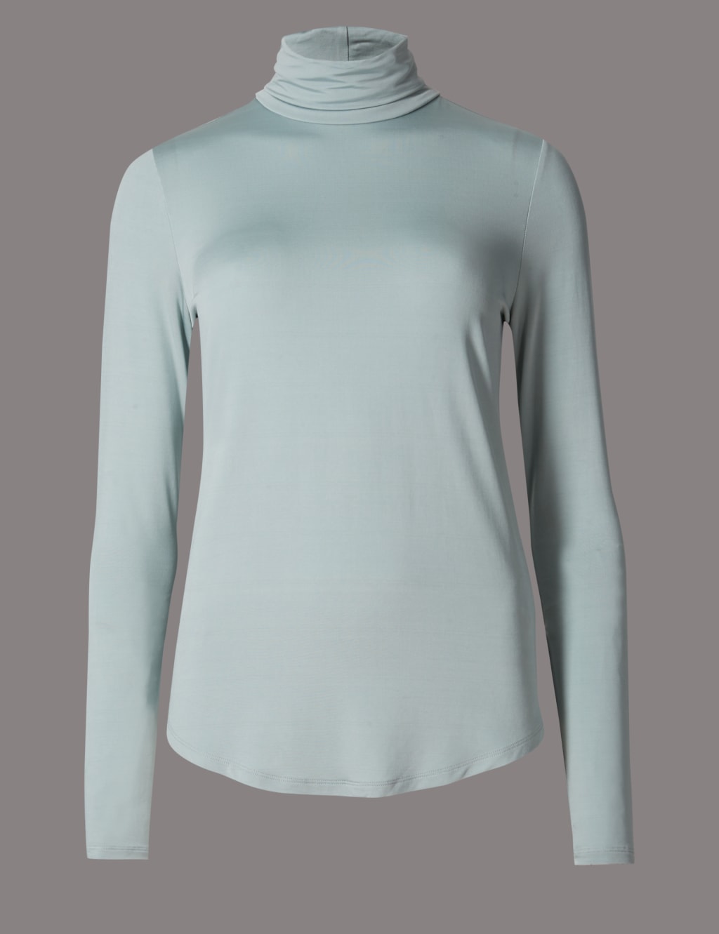 Slinky Roll Neck Long Sleeve Jersey Top 2 of 3