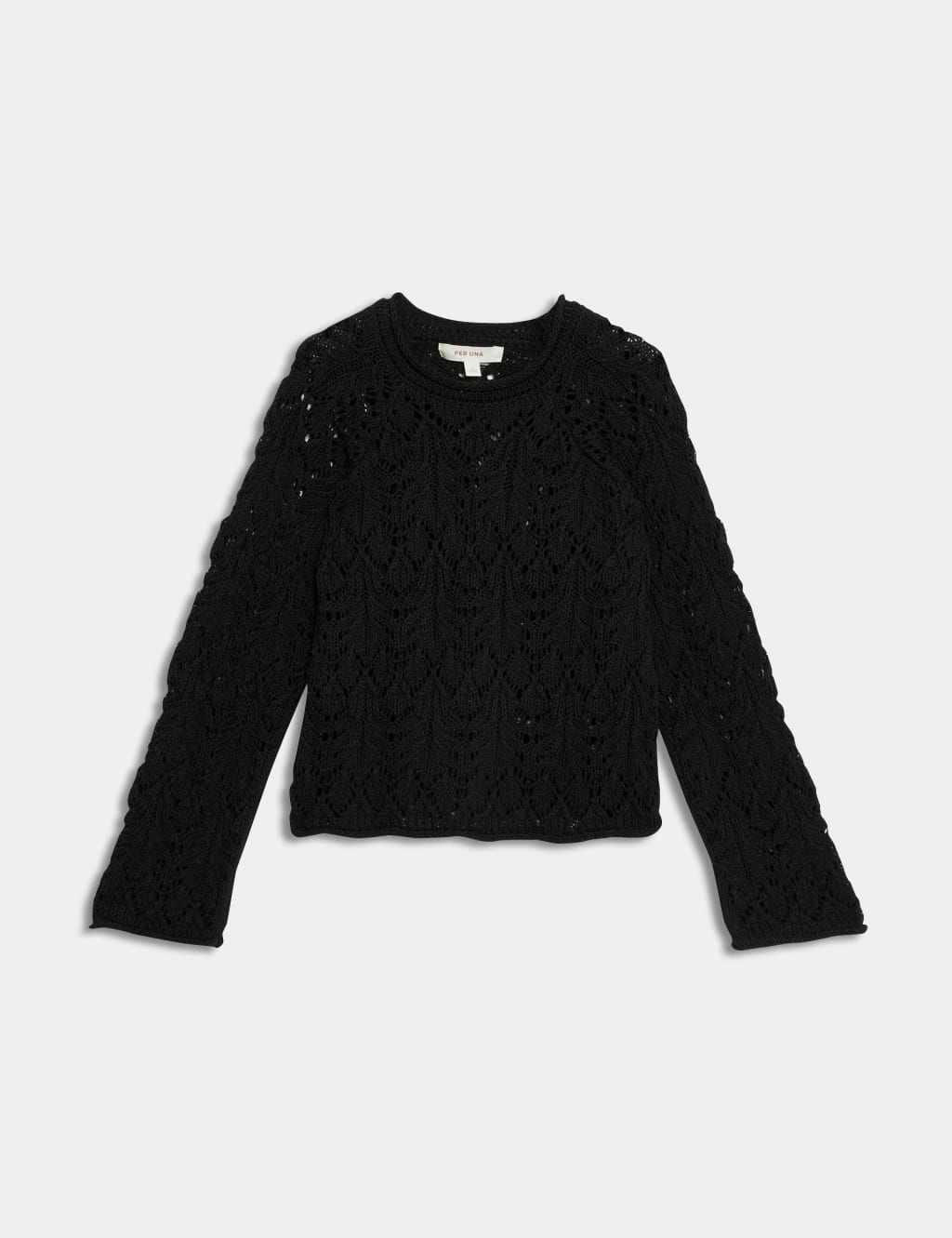Cotton Rich Pointelle Jumper Per Una M S