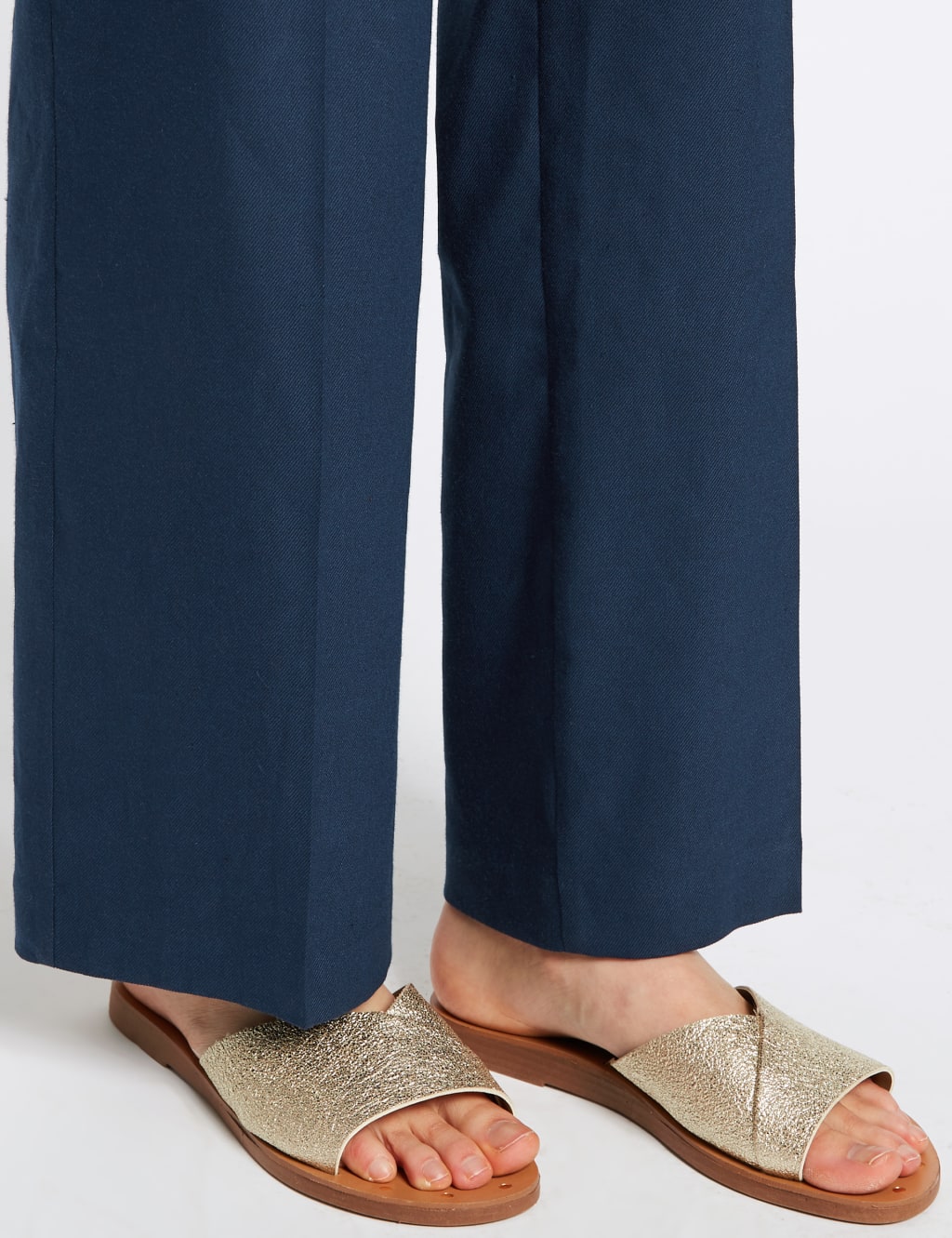 Linen Blend Wide Leg Trousers 6 of 6