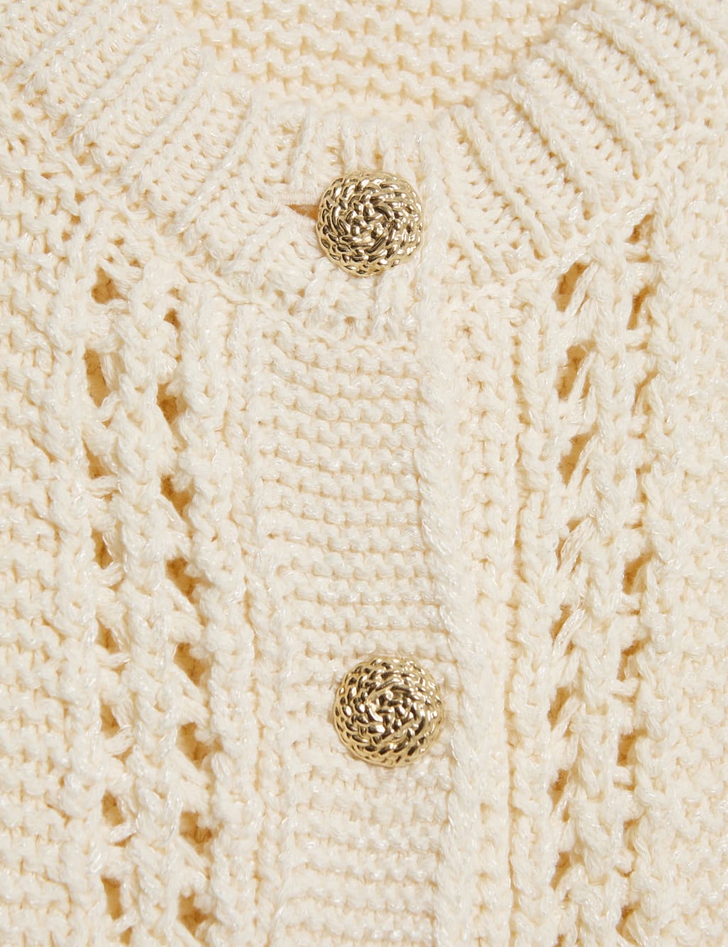 Cotton Rich Knitted Crew Neck Waistcoat 5 of 5