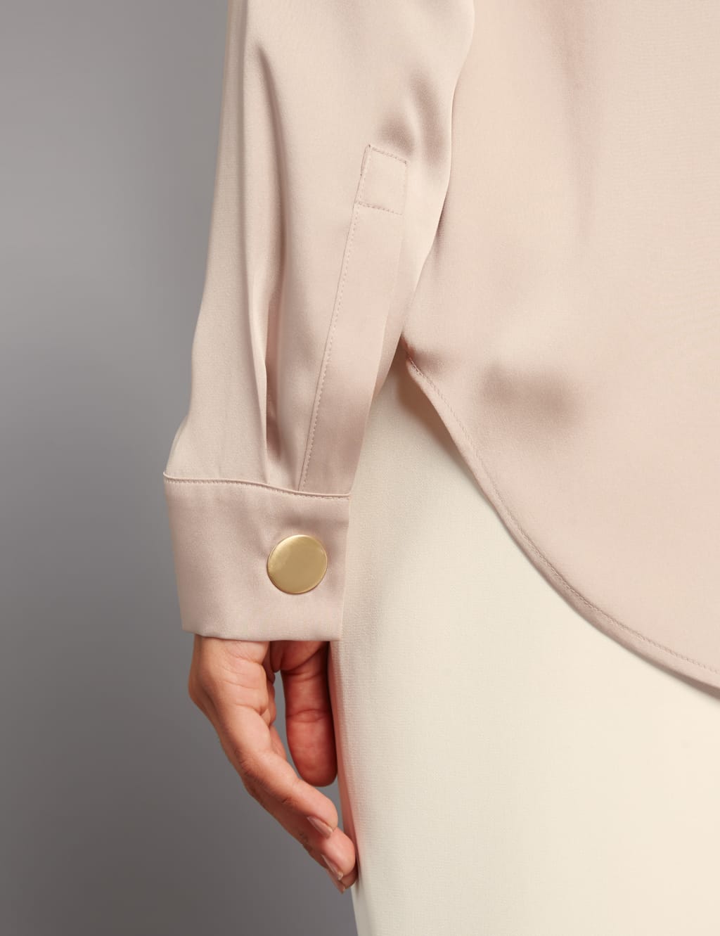 Side Split Long Sleeve Shirt 5 of 5