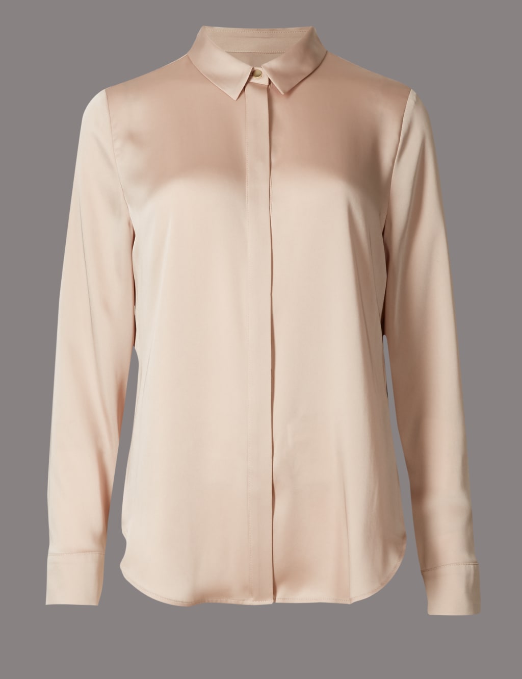 Side Split Long Sleeve Shirt 2 of 5