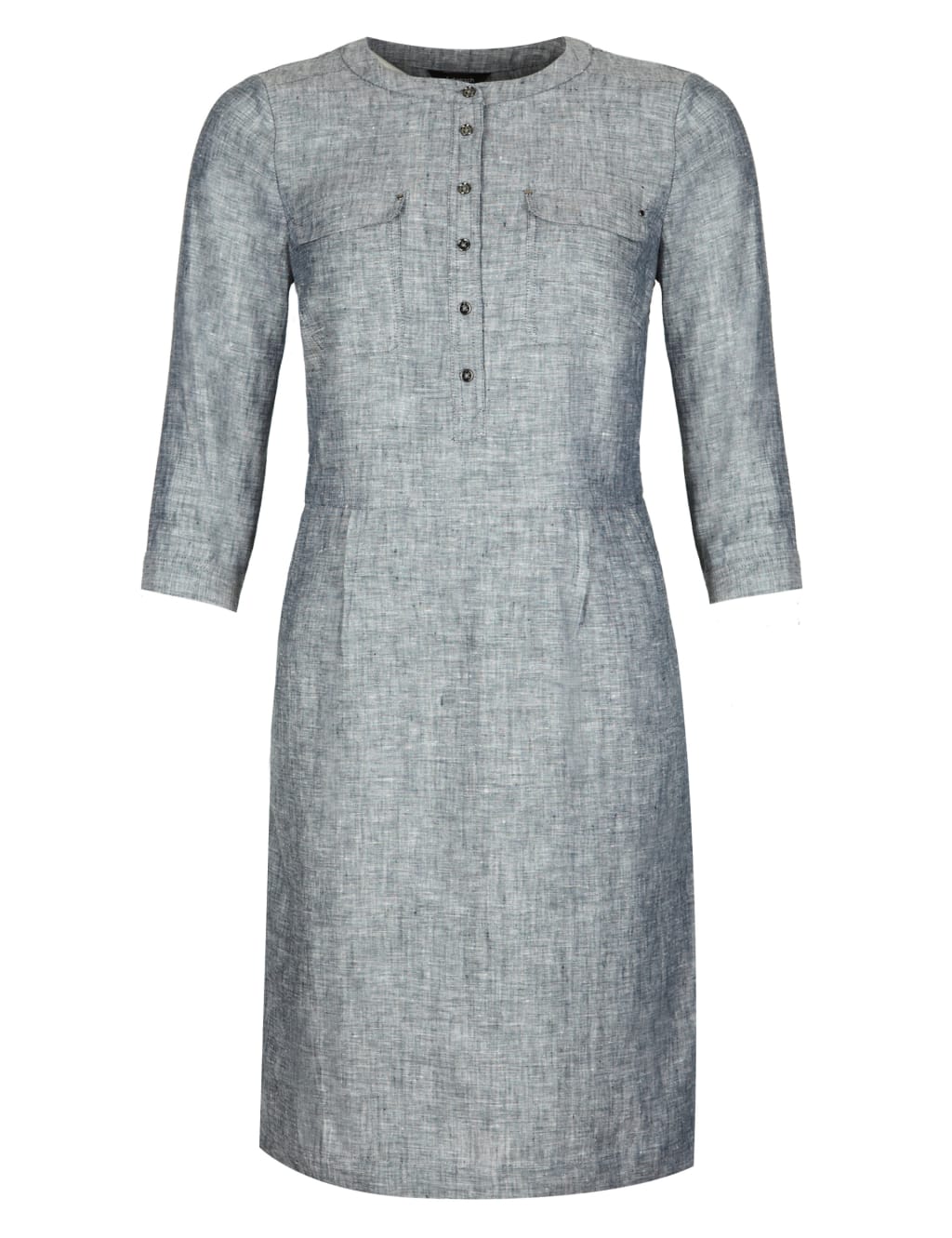 Pure Linen Shirt Dress 4 of 6