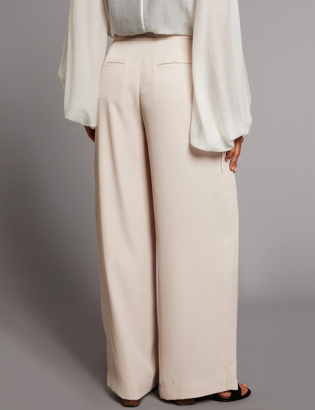 Pleated Ultra-Wide Leg Trousers 4 of 6