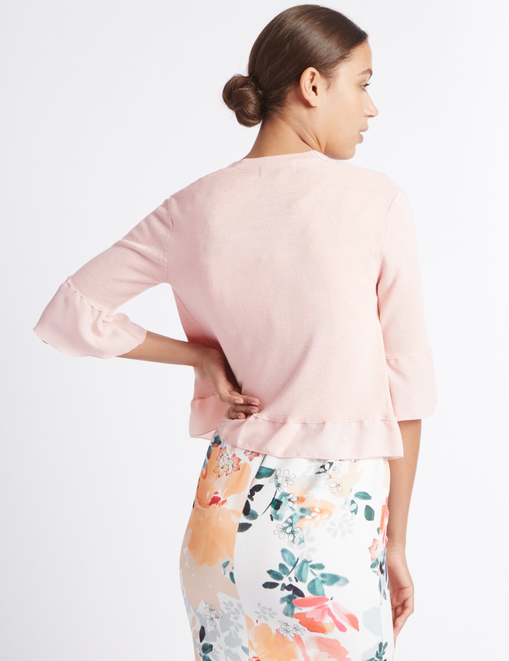 Open Front Flared Sleeve Cardigan 4 of 4