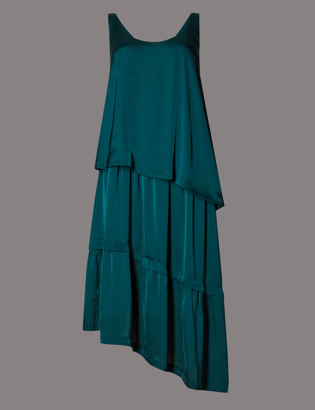 Asymmetric Layered Shift Dress 2 of 3