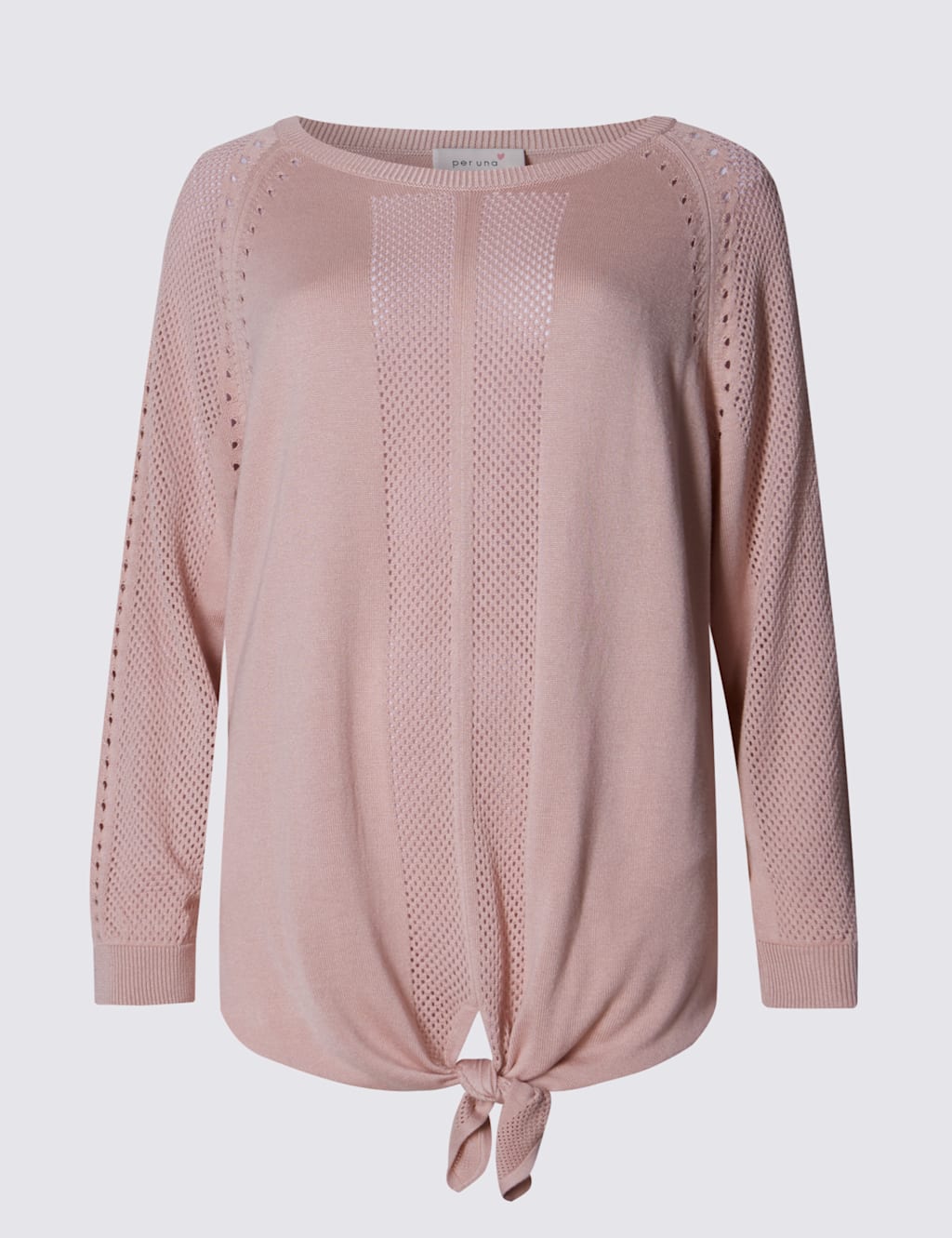 Tie Front Round Neck Jumper 2 of 4