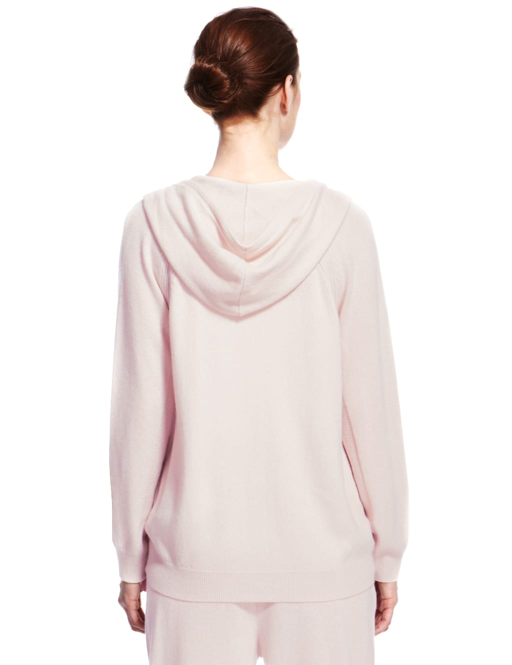 Cashmere Hooded Cardigan with Silk 4 of 4